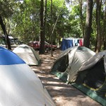 Zeltlager im Camp