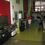 Küche im Hostel